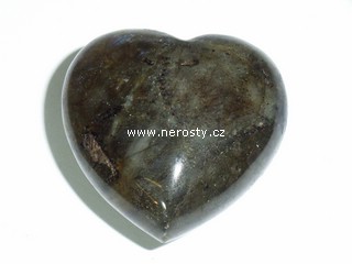 labradorite, heart