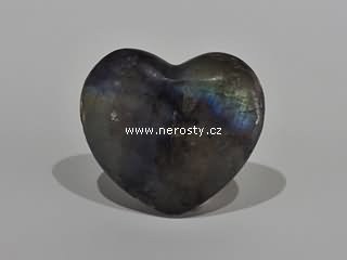 labradorite, heart