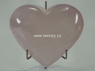 rose quartz, heart