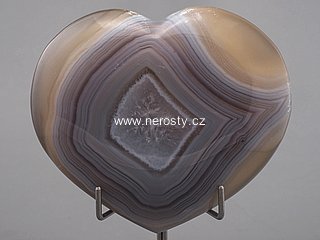 agate, heart