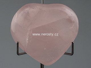 rose quartz, heart