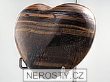 tiger eye, heart